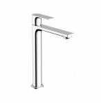 Bateria umywalkowa Hansgrohe Rebris E - Jednouchwytowa bateria umywalkowa 240 CoolStart do mis umywalkowych z kompletem odpływowym, chrom | 72581000 | 4059625418499