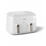 Philips 3000 series NA353/10 fryer Double 9 L Stand-alone 2750 W Hot air fryer Silver, White | 8720389035579 | 8720389035579