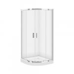 Cersanit Kabina prysznicowa 80x80 cm p&oacute;łokrągła z brodzikiem Tako (S601-113) | S601-113 | 5902115768910
