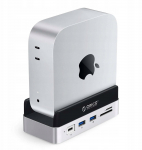 Stacja dokująca Orico Stacja dokująca Orico MiniDock 10w1 z kieszenią na dysk twardy SSD - srebrna | 6942227173270 | 6942227173270