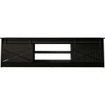 RTV GRANERO 200x56.7x35 black/black gloss cabinet | GRANERO RTV CZ | 5903815007217