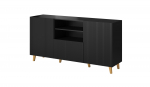 Cama Commode PAFOS 150x42x82 Black matt | PAFOS KOM150 CZ | 5903815006623