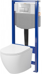 Zestaw podtynkowy Cersanit D237 SYSTEM 50 MECH 3/6 DESSE PRO OVAL DUR WO ŁW PRESTO CHR BŁYSK M | SZWZ1011090001 | 5901771228547