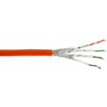 InLine Kabel instalacyjny S/FTP, PiMF, Cat.7a, AWG23, 1200MHz, halogen Free, Pomarańczowy, 100m (70100I) | 70100I | 4043718208012