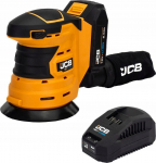 Szlifierka JCB SZLIFIERKA MIMOŚRODOWA 18V 125mm 1x2,0Ah TORBA | JCB-18OS-2XB-E | 5056485709308
