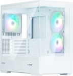 Case P30 V2 MicroATX Mini Tower 3 FansRGB White | GEZA-119 | 8800263650132