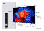 TCL P8K 65P8K TV 165,1 cm (65") 4K Ultra HD Smart TV Wi-Fi Metallic 350 cd/m&sup2; | 65P8K | 5901292525880