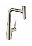 Virtuvinis mai&scaron;ytuvas su i&scaron;traukiama žarna Hansgrohe Metris Select M71 73802800 | AF550 | 4059625017586