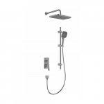Zestaw prysznicowy KFA 4529-301-61 / / MALAGA / ZESTAW NATRYSKOWY PODTYNKOWY Z DRĄŻKIEM PRZESUWNYM , PVD GUN METAL GREY / | 5907571453301 | 5907571453301