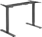 Powerton Stelaż / podstawa biurka, elektycznie regulowany, regulacja rozstawu 500mm, system antykolizyjny, czarny, 100 kg nośność, Powerton | WPESD1B | 8590274793224