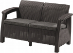 Keter Garden sofa two-seater Corfu Love Seat gray 8711245158730 | 8711245158730 | 8711245158730