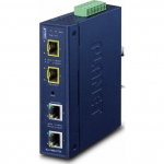 Konwerter Planet PLANET Industrial 2-Port konwerter sieciowy Niebieski | IGT-900-2T2S | 4711605286510