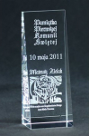 Victoria Sport Trofeum szklane grawerowane z etui | C037/GR | 2010000254578