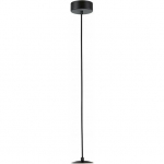 Lampa wisząca Paulmann Lampa wisząca łazienkowa GOVE LED 9W 900lm 3000K IP44 230V czarny matowy / metal /  szkło | PL71073 | 4000870710739