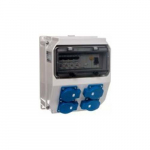 PCE Rozdzielnica stacjonarna LUBLIN 9moduł&oacute;w z zabezpieczeniami 4xGS 16A 250V FI40 IP44 9018012 - 9018012 | 9018012 | 5902082049081