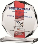 Victoria Sport Trofeum szklane z nadrukiem kolorowym LuxorJet | 80612-LUX | 2010000240434