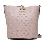 Guess Guess, Amara Bucket, Synthetic Leather, Textile Bag, Powder Pink, HWXG8493010, For Women, 18/23 x 20 x 14 / 14/18 x 18 x 7 cm For Women | 190231572299 | 190231572299