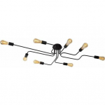 Lampa sufitowa Lucide Industrialna lampa przysufitowa do jadalni Lucide LESTER 21112/08/30 | 21112/08/30 | 5411212210906