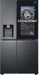 Lod&oacute;wka LG InstaView &trade; ThinQ&trade; GSXV91MCAE American Fridge Freezer Freestanding American door Black LED Touch LED | GSXV91MCAE | 8806091270320