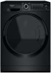 Hotpoint | Washing Machine With Dryer | NDD 11725 BDA EE | Energy efficiency class E | Front loading | 7 kg | Washing capacity 11 kg | Yes | LCD | Depth 61 cm | Steam function | Black | NDD11725BDAEE | 8050147649435