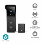Nedis SmartLife Video Wideodomofon | Bateria | 3MP Full HD 1296p | WIFICDP21BK | 5412810470013