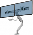 Fellowes Uchwyt biurkowy na 2 monitory do 32'' Eppa z listwą (9909201) | 9909201 | 0043859781676