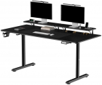 Biurko Ultradesk Highlander XXL Czarne 160 cm x 70 cm | UDESK-HGXL-BB | 5904238812303