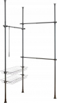 Wenko Teleskopowy system do garderoby HERKULES BASIC, podw&oacute;jny, kolor czarny, WENKO | 4008838295588 | 4008838295588