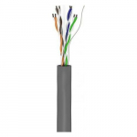 Goobay CAT 6 kabel sieciowy, U/UTP, Szary - Długość kabla 100 m | RB93884 | 4040849938849
