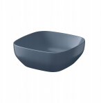 Umywalka Cersanit UMYWALKA NABLATOWA LARGA KWADRATOWA (38X38) NIEBIESKI MAT BOX | CCWT1001576401 | 5901771083597