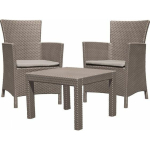 Allibert Meble ogrodowe ROSARIO BALCONY SET - cappuccino | 216938 | 8711245130446