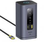 Baseus Dokovac&iacute; stanice Spacemate 11v1 (USB-C PD, USB-C, 2x USB-A, 3x HDMI) &scaron;ed&aacute; | B00568101813-01 | 6932172659066