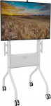 Fiber Mounts Chief Voyager Height Adjustable AV TV Cart For LCD Displays 50-70'' White w&oacute;zek do telewizora / systemu wideokonferencyjnego biały Rozmiar ekranu: 127-191 cm (50''-75'') Interfejs montażowy: 200 - 200 mm - 6 ...