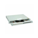 TELEGRTNER Panel światłowodowy TELEG&Auml;RTNER PROFI V z złączami i pigtailami, 12x LC Duplex, beżowy, OM2, klasa B | 26.11.6091 | 4018359010409