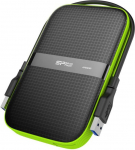 Silicon Power v&auml;line k&otilde;vaketas 2TB Armor A60, must/roheline | SP020TBPHDA60S3K | 4712702636000