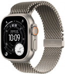 Watch Ultra 3 GPS + Cellular 49mm Natural Titanium Case with Natural Titanium Milanese Loop - Medium | MEWY4QP/A | 195950609745