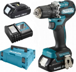 Wiertarko-wkrętarka Makita DDF487RAJ 18 V 2 x akumulator 2 Ah | DDF487RAJ | 088381736596