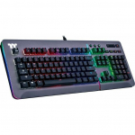 Klawiatura Thermaltake Level 20 RGB Titanium Cherry MX RGB Blue (KB-LVT-BLSRUS-01) | KB-LVT-BLSRUS-01 | 4711246873667