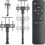 Art UCHWYT TV-WINDA STEROWANY ELEKTRYCZNIE AR-93M MOBILNY 60KG max 80'' VesaMax600x400 | RAMT AR-93M | 5906721172567