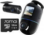 Wideorejestrator 70mai Omni X800 4K set Czarny + karta SD 128GB | 5904463685789 | 5904463685789