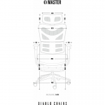Krzesło biurowe Diablo Chairs V-Master Czarne | V-MASTERCZA | 05902560334470