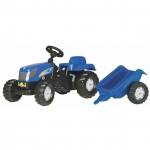 Rolly Toys Traktor New Holland z przyczepą (5013074) | 5013074 | 4006485013074
