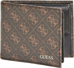 Guess , Vezzola, Leather, Wallet, Billfold, w/sf w/cp, Brown Logo, For Men For Men | 7621097659921 | 7621097659921