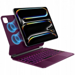 4kom.pl Etui Typecase Edge z klawiaturą do iPad  Pro 11'' 2024/2025 malina | 6979284780523 | 6979284780523