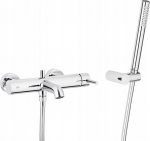 Bateria wannowa KFA BATERIA MOZA WANNOWA ŚCIENNA, POZIOMA, CHROM Z KOMPLETEM NATRYSKOWYM PUNKTOWYM PREMIUM | 045034-520-00 | 5907571505215