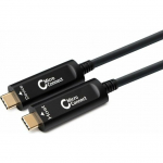 Kabel USB MicroConnect USB-C - USB-C 15 m Czarny (MC-USB3.1C15OP) | MC-USB3.1C15OP | 5704174261254