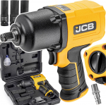 Klucz udarowy Sourcing JCB PNEUMATIC WRENCH 1/2'' 1450Nm + SOCKETS | JCB-RP9510 KIT | 5056485704167