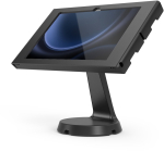 Stojak Compulocks Compulocks Galaxy Tab S9/S9FE 10.9'' Apex Enclosure Mast Counter Stand - Befestigungskit (Gehause, Maststander) - fur Tablett - verriegelbar - Metallrahmen - Schwarz - Bildschirmgrosse: 27.7 cm (10.9'') - Theke - fur Samsung Galaxy  ...