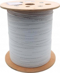 Kabel światłowodowy wewnętrzny FTTH 2J ze złączami SC, SM 9/125, OS2, G.657.A1, B2ca, LSOH, biały, 1km (DK-D3902-1-SC-W) | DK-D3902-1-SC-W | 4016032485421