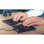 Klawiatura R-GO Tools SPLIT BREAK ERGONOMIC (RGOSBDEWLBL) | RGOSBDEWLBL | 8719274491866